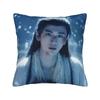 Pursuit of Jade Zhu Yu Square Pillow Case TV Drama Cushion Cover Funny Zipper Decorative Pillowcase for Sofa 40x40cm