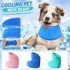 Pet Cooling Neck Wrap for Dogs and Cats Breathable Mesh Fabric Adjustable Fastening Lightweight Summer Cooling Scarf for Pets