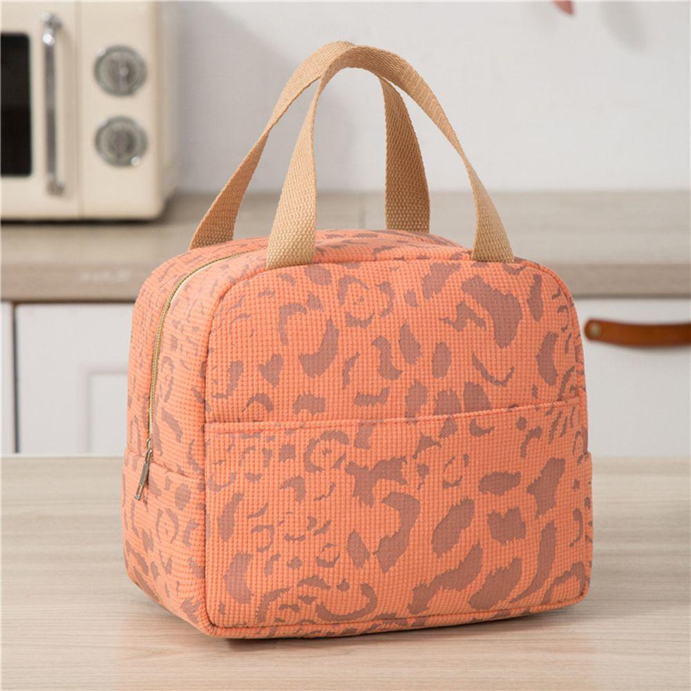 Food Thermal Insulated Bag Children School Lunch Box Bags Picnic Bag For Couples Unisex Portable Food Storage Student Lunch Bag Waterproof Bento Bag