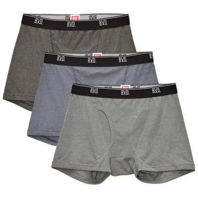 Sous-vêtements BVD article exclusif Amazon boxers pour assortis [BVD] lot de 3 évacuant l'humidité, séchant rapidement taille basse hommes,