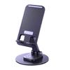 Phone Holder Foldable 360° Rotation Adjustable Desk Stand Metal Anti-Slip Silicone Pad Bracket for Phones Tablets