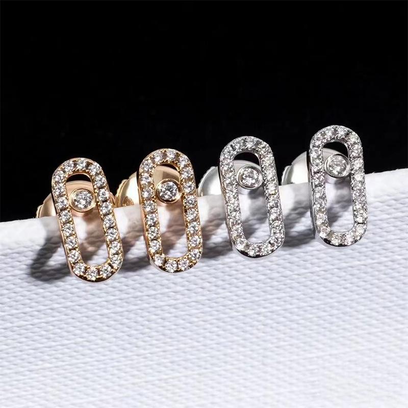 Mode Ringe Offener weißer Zirkon Ring für Frauen Mädchen Einfache Hohle Geometrische Geschenk Einstellbar Feine Hochzeitsfeier Schmuck