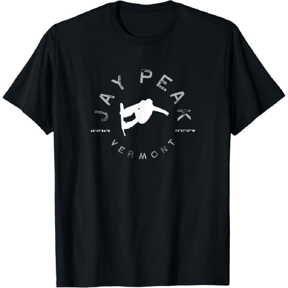 Jay Peak Vermont Graphic Vintage Snowboarding T T-Shirt