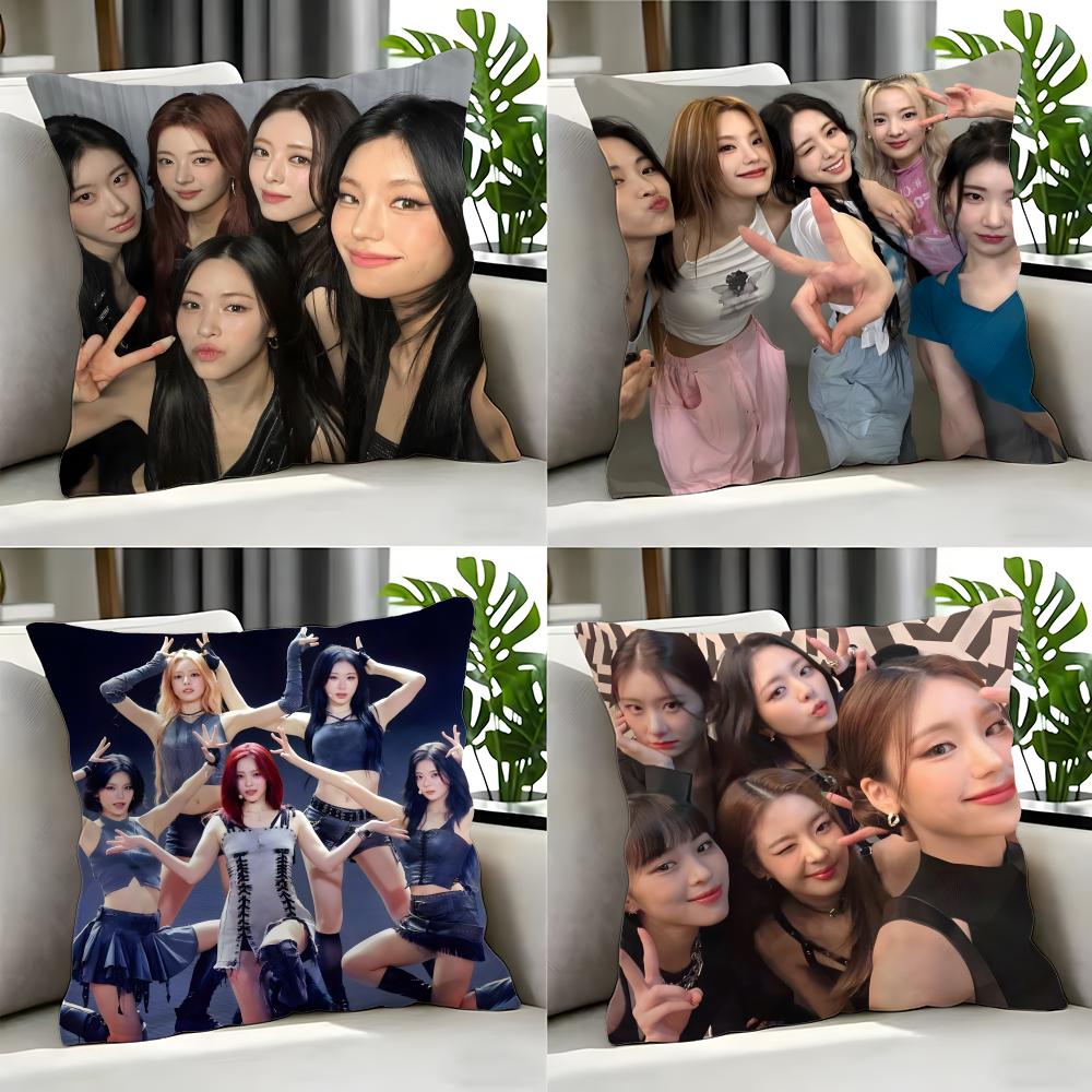 group ITZY Cushion Cover Cushion Cover Set Pcs x x x Pillowcase Decorative Sofa Home Decor
