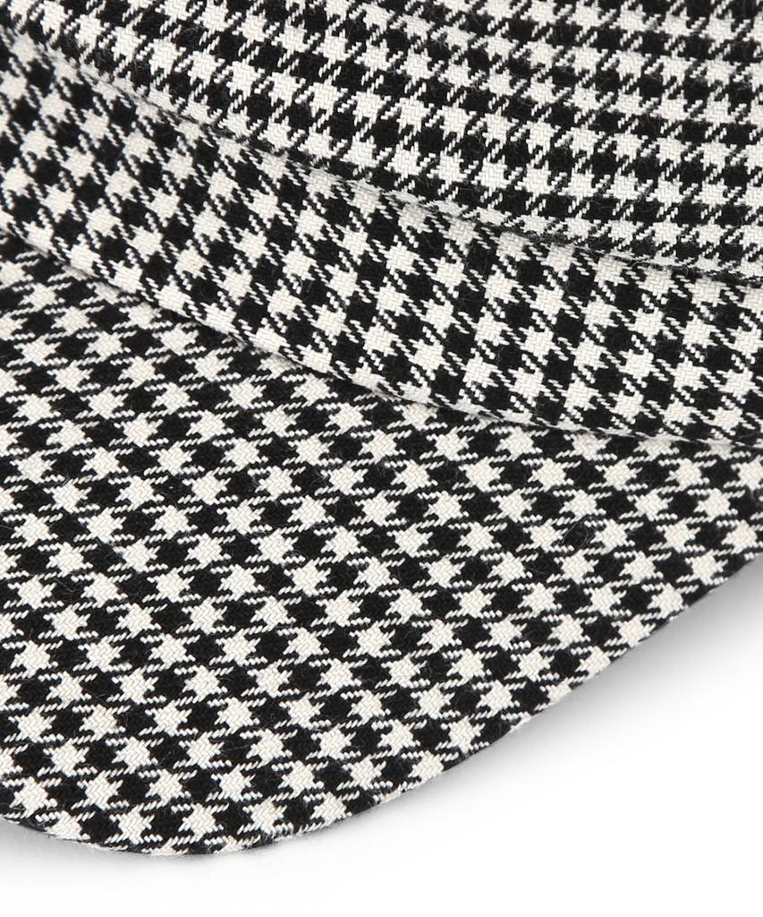 Eondeokeonteulolseutyudio Four Seasons Cotton Bellboy Cap Mariner / Hound Tooth Ck / Mono