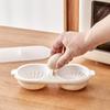Microwave Egg Cooker Double Egg Poacher Nonstick Egg Maker with Lid for Quick Steamed or Poached Eggs Home Kitchen Tool