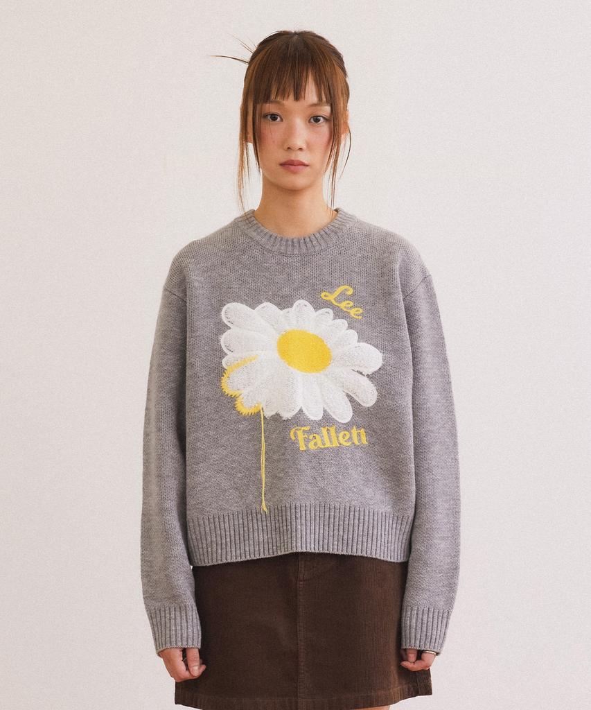 FALLETT [Fallett X Lee] Sunflower Knit Navy