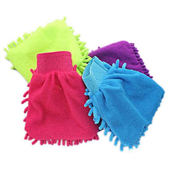 Super Microfiber Car Washing Single Truch Wash Anti-Scratch Sided Cleaning Glove