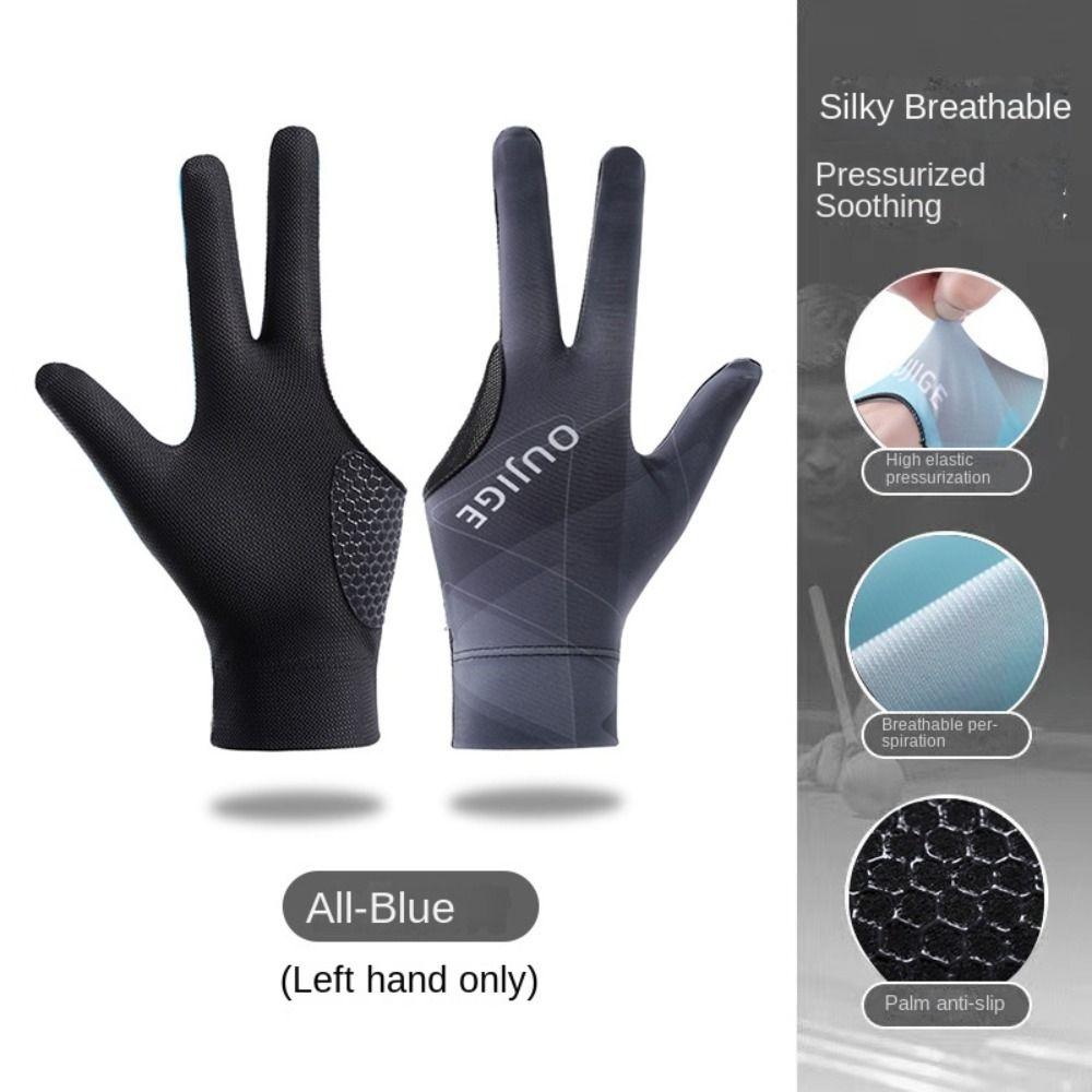 Left and Right Hand Billiards Glove Non Slip Billiard Training Gloves  Fitness Accessories