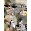 Dopamine Floral Camisole Dress, Fairy Summer, Beautiful Waist Skirt, Yunnan Vacation Long Skirt
