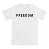 Freedom Charlie Kirk T-shirt Puur Katoen Los Casual Unisex T-shirt Trendy Fan Enthousiast Bedrukt Top Street Style Shirt