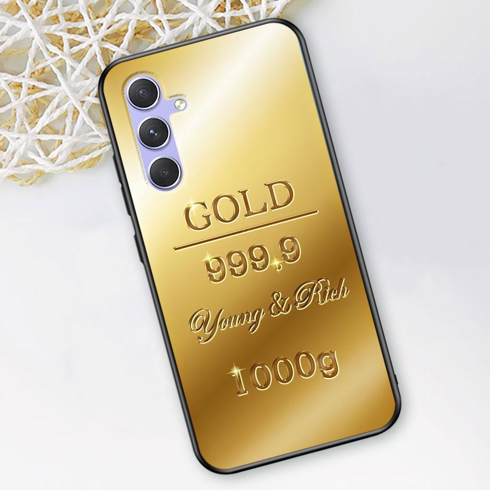 Fine Gold Pattern Printing Case for Samsung Galaxy A51 A53 A54 A31 A52 A12 A13 A21s A22 A32 A11 A22 A33 A41 A52s TPU Phone Cover