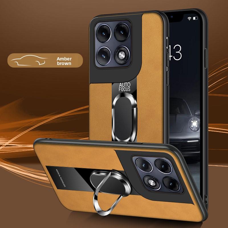 Luxusní pouzdro z ovčí kůže pro Motorola Signature Edge 70 Pro Fusion+ Ultra 60 s 50 G67 G57 Power G86 G56 Kryt s magnetickým kroužkovým držákem