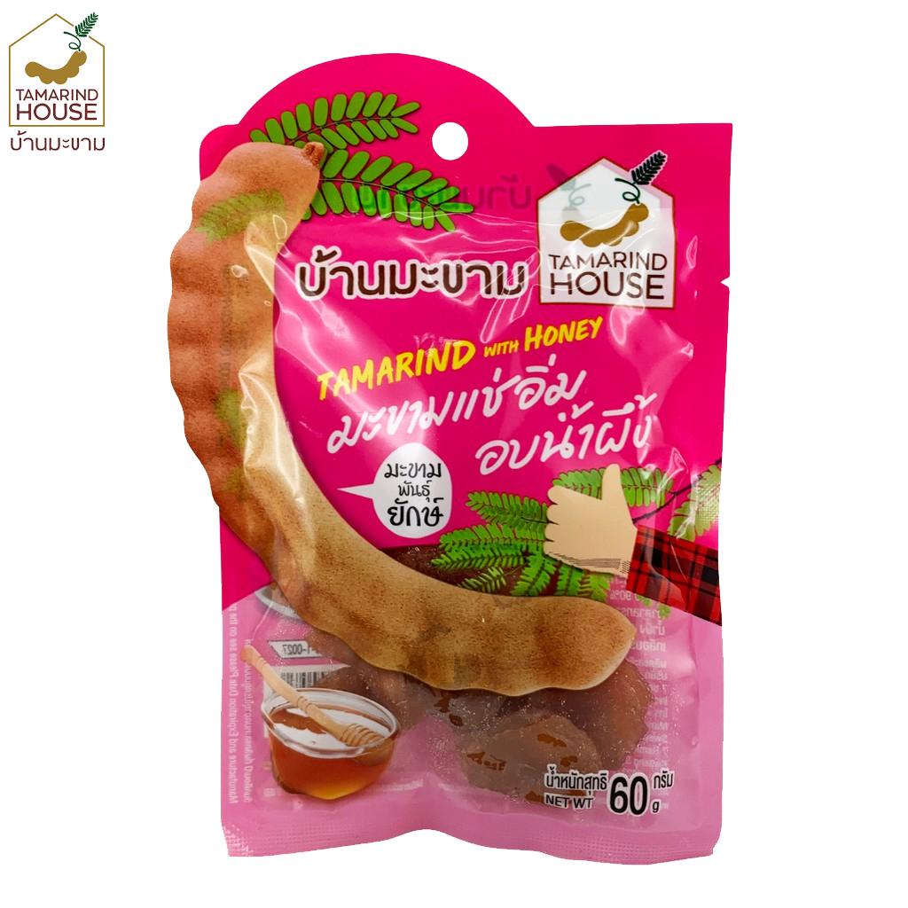 Tamarind House Honey Tamarind Pikantní 45 g. / Tamarind s medem 60 g. x 1 / 2 / 3 / 6 / 12 ks - Thajská svačina