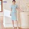 Women's Summer Short-Sleeve Skirt Suit Set