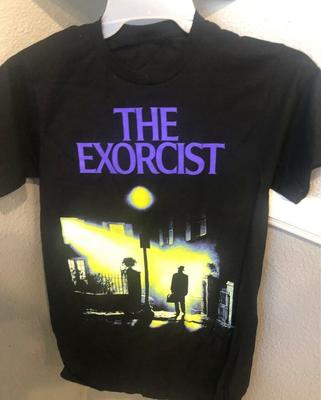 Neuf avec étiquettes L'Exorciste Affiche Photo Film d'horreur 1973 T-shirt en coton pour homme