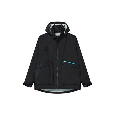 Fila Sports Lifestyle Series FW22 Solid Color Hooded Zip Jacket Men Jackets Black F51M239708F-BK