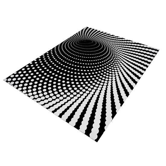3D Optische Illusion Fußmatte Rutschfestes Stabiles Design Wasserabsorbierende Fußmatte Atemberaubender Tunnelvisueller Effekt Teppich Wohnzimmer Schlafzimmer Dekor