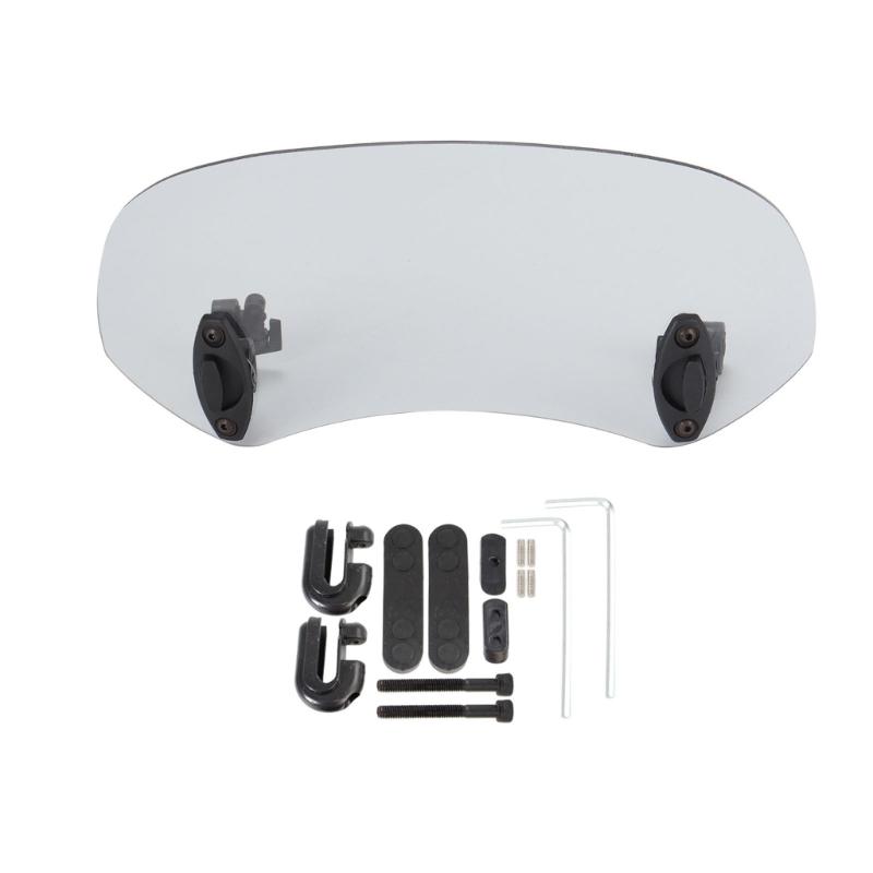 Motorcycle Windshield Extension Easy Installation Universal Air Deflector For Street And Cruisers Bikes