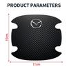 4pc Car Door Bowl Protection Sticker Door Handle Protection Film Carbon Fiber For Mazda 3 6 Atenza Axela Demio CX3 CX5 MP MS RX8