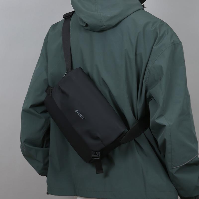 Men Waterproof Crossbody Bag Large Capacity Shoulder Messenger for Phone Tablet Wallet Umbrella Organizer Travel Work Sport