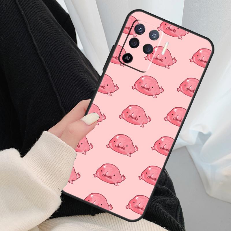 Blobfish Phone Case For OPPO A5 A9 2020 A31 A53 A53S A1K A15 A16 A52 A72 A83 A91 A93 A54 A74 A94