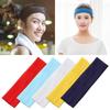 1PC Ribbon for Women Fitness Elastic Sports Headbands Solid Color Yoga Hair Bands