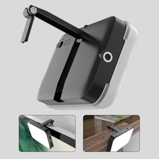 LED-Fülllicht mit verstellbarer Halterung, superhell, kompakt, tragbar, wiederaufladbar, Clip-Fülllicht, Selfie-Licht mit weichem Diffusor