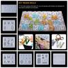 Letter Siliconen Hars Mallen DIY Druiplijm Mal Epoxy Mallen voor Sieraden Sleutelhanger Maken Hars Gietvormen