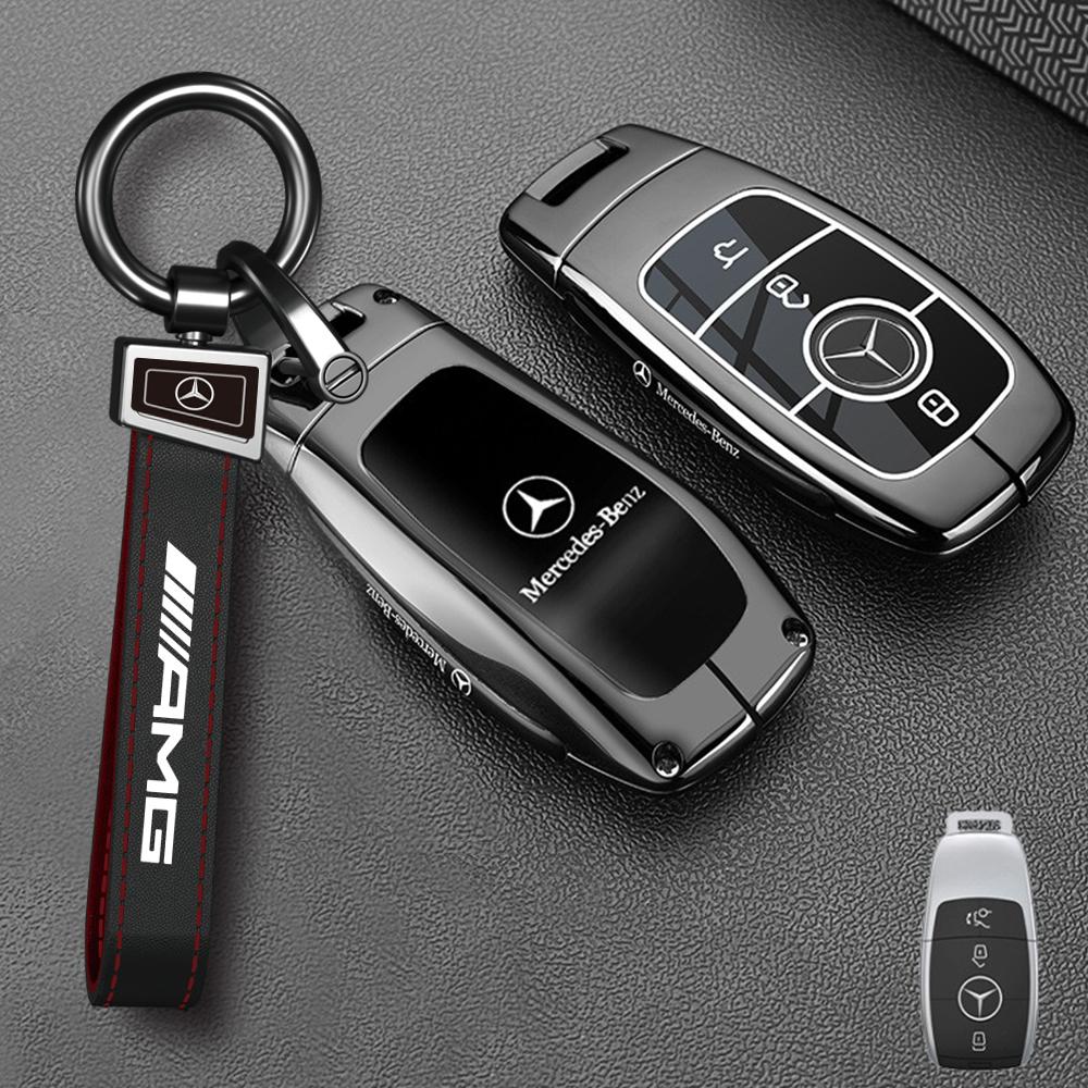 Breloki do kluczy samochodowych Dla Mercedes Benz Klasa A B C E S W204 W205 W212 W213 W176 GLC CLE CLA GLB GLC GLS AMG W177 W222 Pokrowiec na etui kluczy BD1