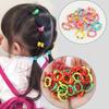 150pcs Children Candy Color Hair Bands for Baby Girls Lovely Scrunchies Rubber Band Kids Soft Elastic Sweet Hair Accessories