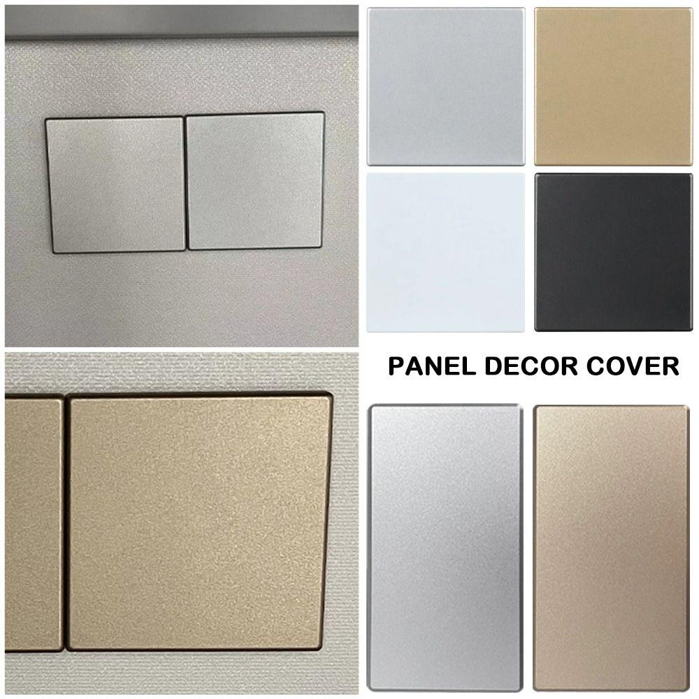Self-adhesive Wall Hole Cover 86 Type Panel Decor Cover Wall Blank Panel Electrical Supplies
