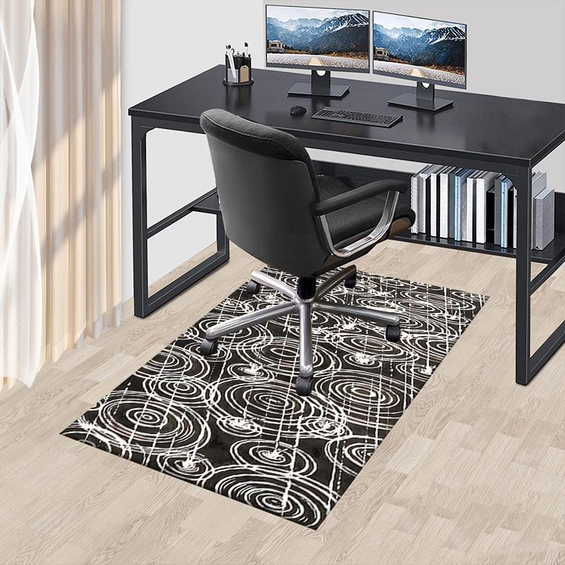 1 Stück Teppich mit Kreismuster, extra groß, rutschfest, für Büro, Familie, Schlafzimmer, große Fläche, Indoor-Teppich, lebendige Farben