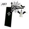 Decorative Bookends with Light Retro Bookend LED Night Warm Glow Hanging Mini Lantern, Anti-Slip Bookshelf Lamp Book Holder, for Reading Nook