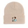 Chapéu de Lã Estampado Pai Família, Gorro Skull Cap Térmico Aconchegante Esportivo Bonnet Touca de Tricô Beanie