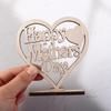 Heart Shaped Party Decor Wood Cutouts For Mom Mother Day Perfect Gift Gift Ornament Heart Plaque Plaque Hollow Ornament