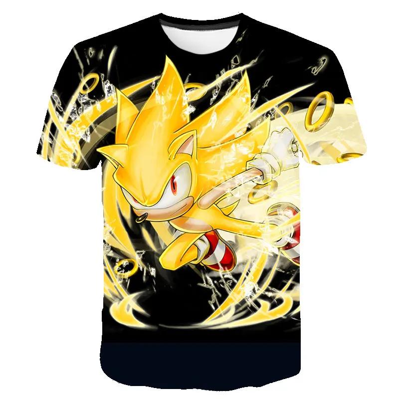Boys 3D Printing Clothes New Cartoon T Shirt Kids Clothing Boys Girls Cartoon Game Boy Summer Children T-shirt Tops