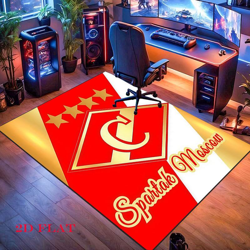 Spartak Moscow Blaze Carpet Rug for Living Room Bedroom Home Sofa Decoration,Kids play Nonslip Floor Mat