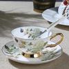 Élégant Service Tasse à Thé et Soucoupe en Porcelaine d'Os Style Anglais – Idéal pour le Thé de l'Après-midi ou Comme Cadeau Haut de Gamme