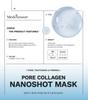 Melhora imediata dos poros/Calmante e suavizante Máscara MediAnswer Collagen Nano Shot (10 folhas) - Escolha 1 Poros/Calmante