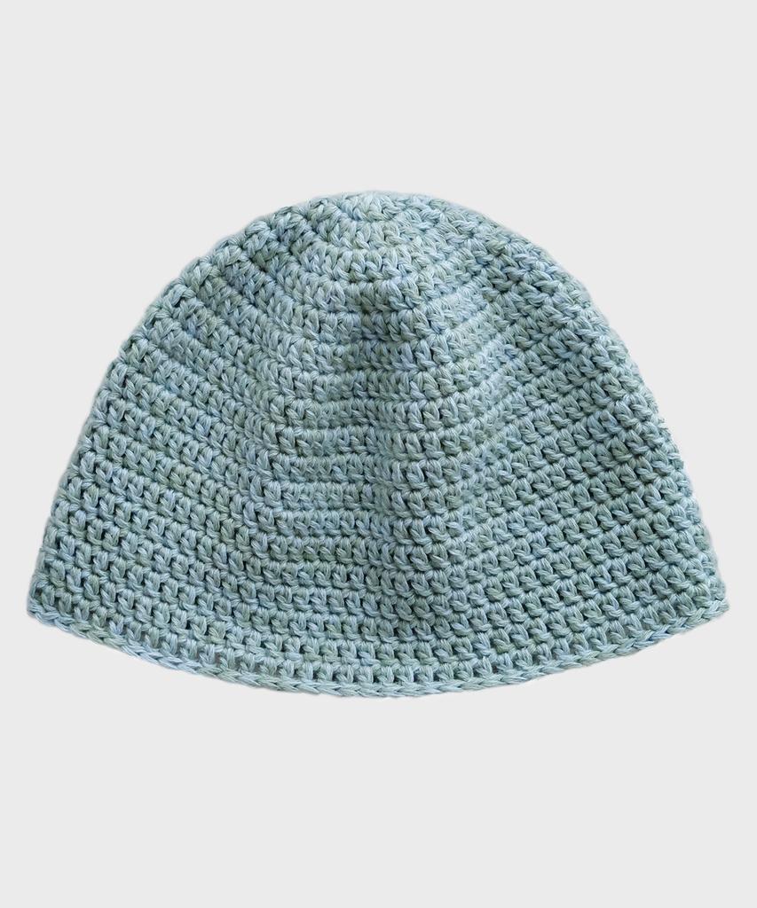 Andobaihaendeu Fizz Crochet Hat Mint Blue