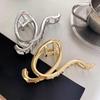 New Metal Girl Simple Irregular Hairpins Punk Style Korean Hair Claws Hair Accessories Hair Clips Headwear Pin Metal Styling