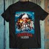 Men's National Lantern Christmas Holiday Pattern T-shirt All Season Pure Cotton Casual Fashion Men's and Women's Street Wear