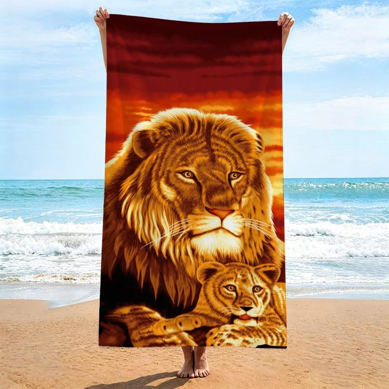 Ultra Absorbent Quick Dry Microfiber Beach Towel With Large Floral Print 70x140cm Portable Bath Pool Travel