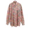 80s 90s Old Overall Handle Long Sleeve Hawaiian Button Down Shirt Men's Used