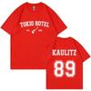 Rock Band Tokio Hotel Kaulitz T-shirt da Donna Moda Magliette Puro Comfort Manica Corta T-shirt Hip Hop Punk Streetwear Top da Donna