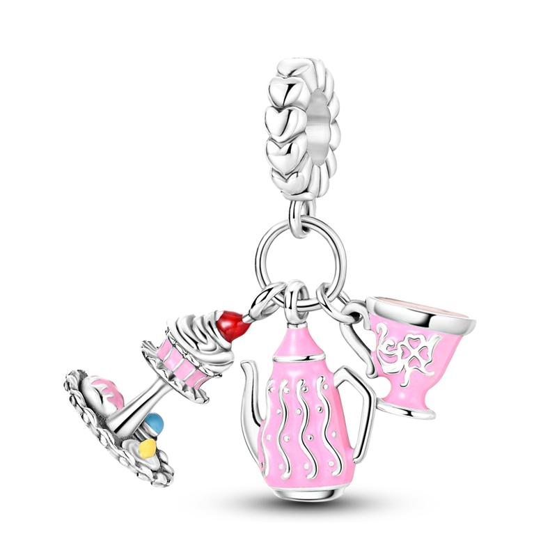 Delicious Food Collection copper Cherry Strawberry Avocado Sweet Charm Bead Charms Bead Charms Compatible With Authentic Bracelets Ideal For Woman Do