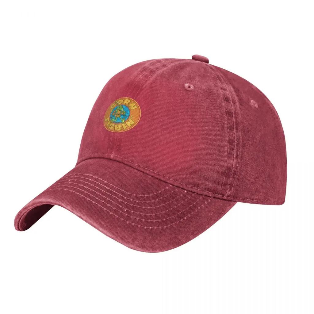 Gorn Fishin Sticker Baseball Cap New In Hat Luxury Unisex Cap Fun Hats Beach Women Unisexs