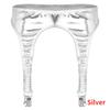Women's Garter Belt 4 Strap Suspender Belt with Metal Duck-Mouth Clips for High Stockings