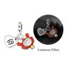 Original Copper Charms Lucky Signs Of The Zodiac Beads Luminous Stars Pendants Fit Bracelet Diy Fine Jewelry Gift